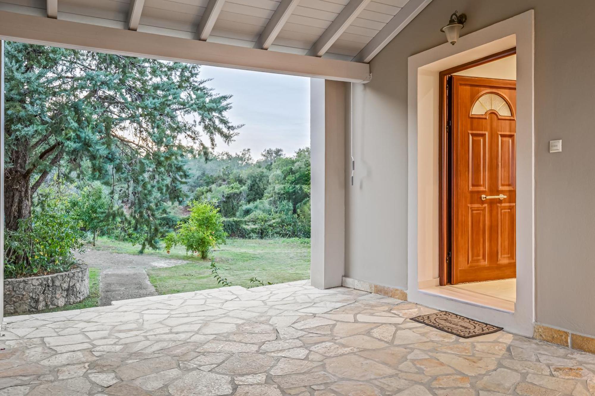 Villa Olivia Corfu - Amazing Sea-View 3 Bedroom Villa With A Pool Gazátika Dış mekan fotoğraf