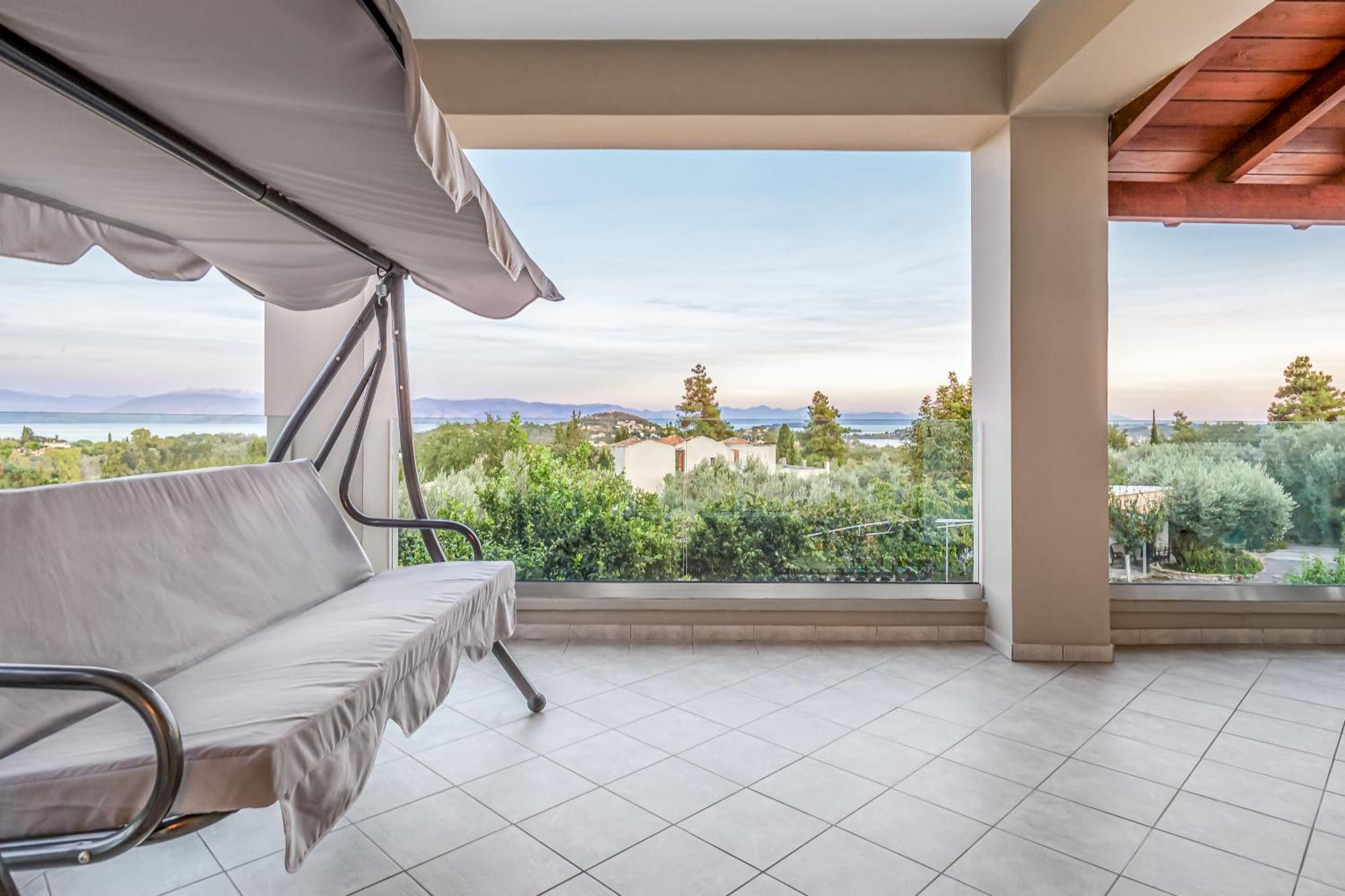 Villa Olivia Corfu - Amazing Sea-View 3 Bedroom Villa With A Pool Gazátika Dış mekan fotoğraf